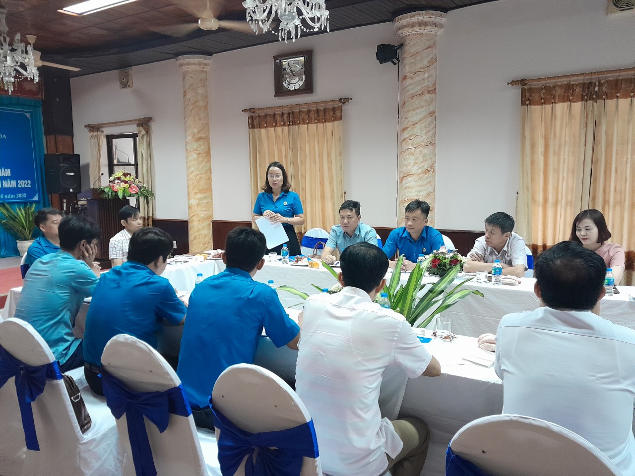 Cụm thi đua số 3 Liên đoàn Lao động tỉnh Thanh Hóa sơ kết công tác 6 tháng đầu năm, triển khai nhiệm vụ 6 tháng cuối năm 2022
