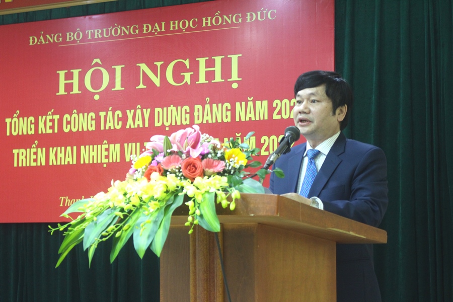 Hội nghị tổng kết công tác xây dựng Đảng năm 2021