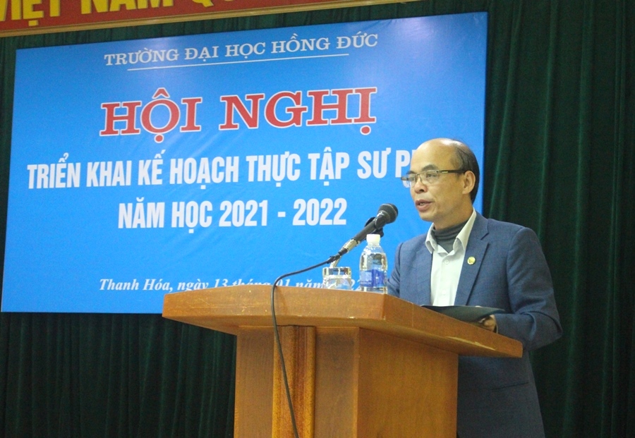 Hội nghị triển khai kế hoạch thực tập sư phạm năm học 2021- 2022