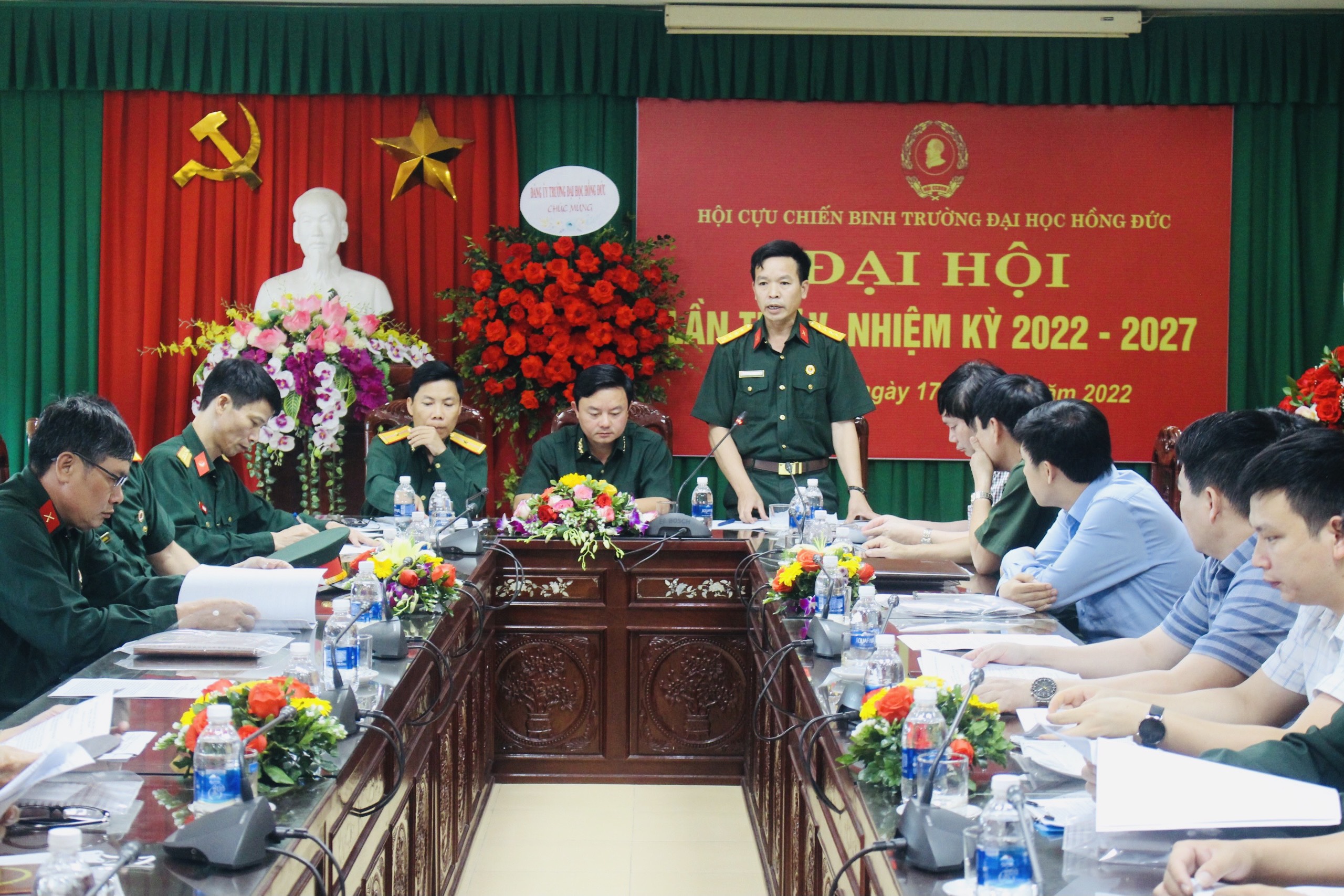 Đại hội Hội Cựu chiến binh Trường Đại học Hồng Đức nhiệm kỳ 2022 - 2027