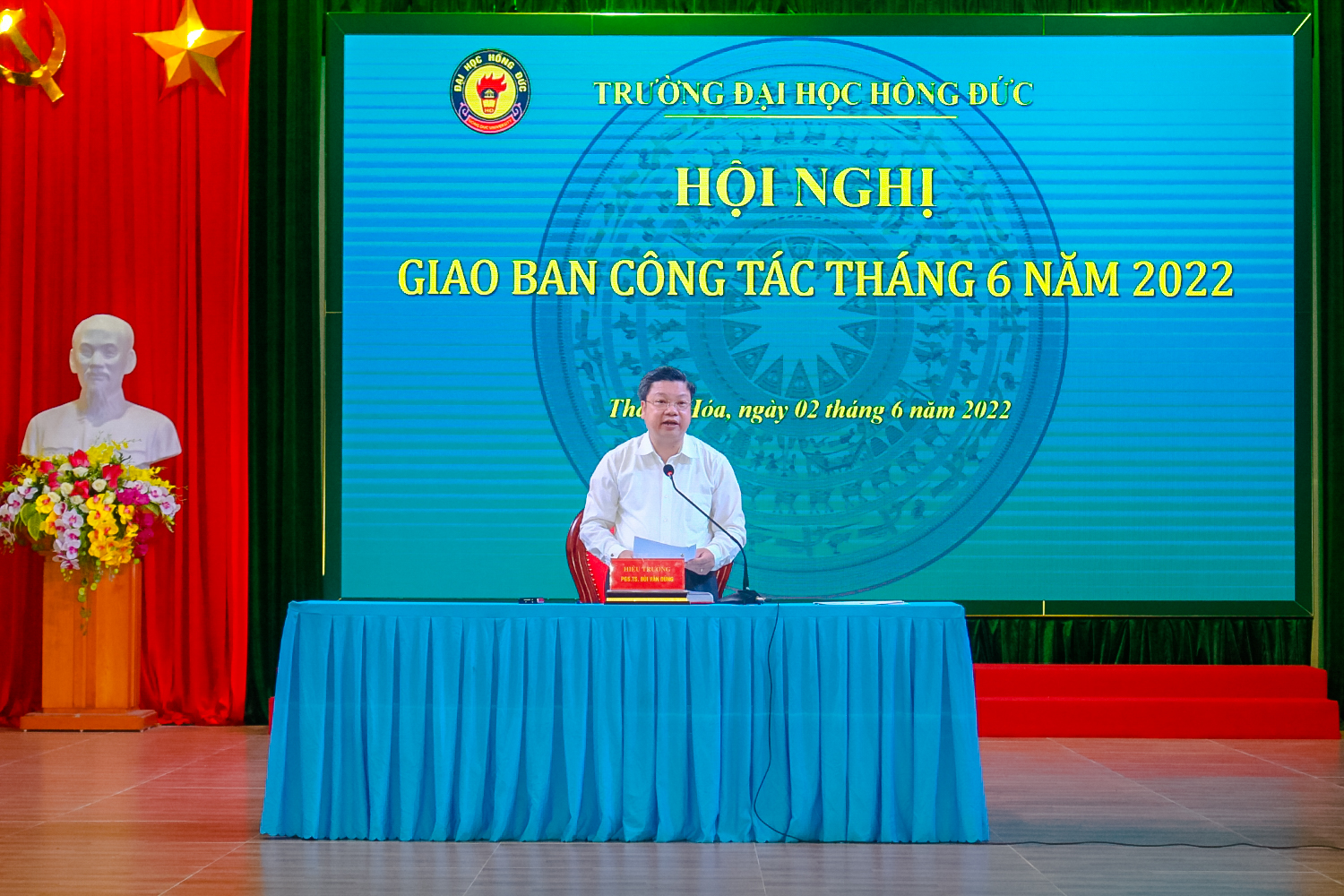 Hội nghị giao ban công tác tháng 6 năm 2022