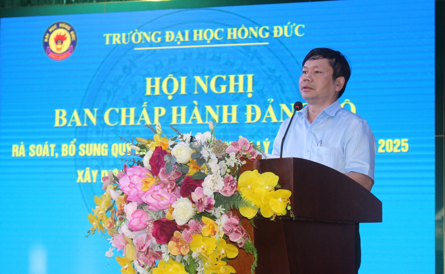 Đảng ủy Trường Đại học Hồng Đức tổ chức rà soát, bổ sung quy hoạch các chức danh thuộc diện Ban Thường vụ Đảng ủy Khối quản lý, nhiệm kỳ 2020 - 2025 và xây dựng quy hoạch nhiệm kỳ 2025 - 2030