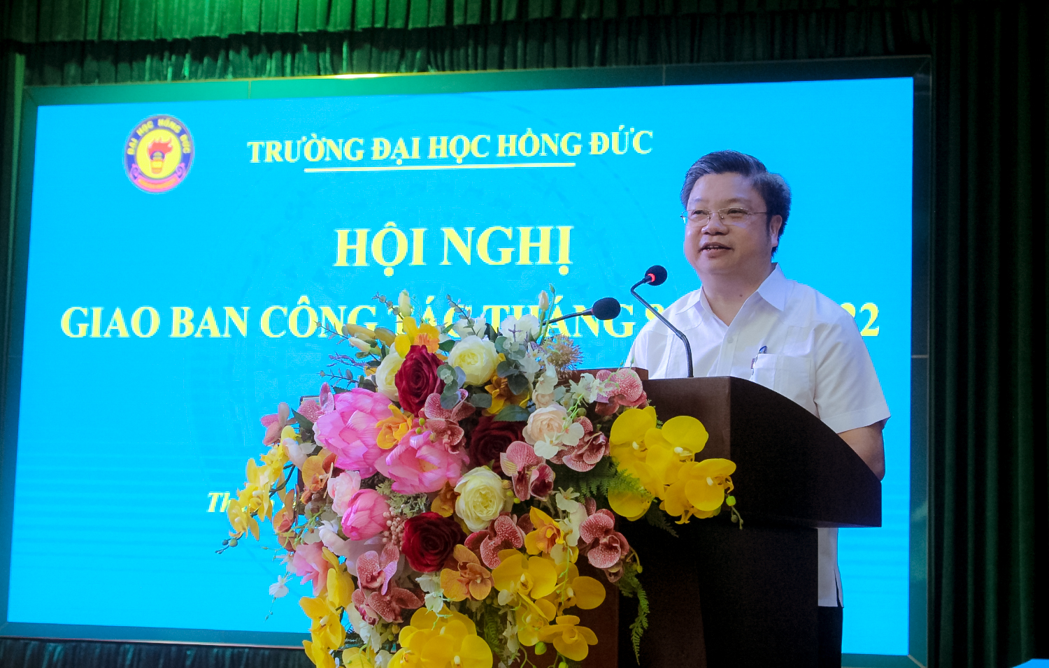 Hội nghị giao ban công tác tháng 8 năm 2022