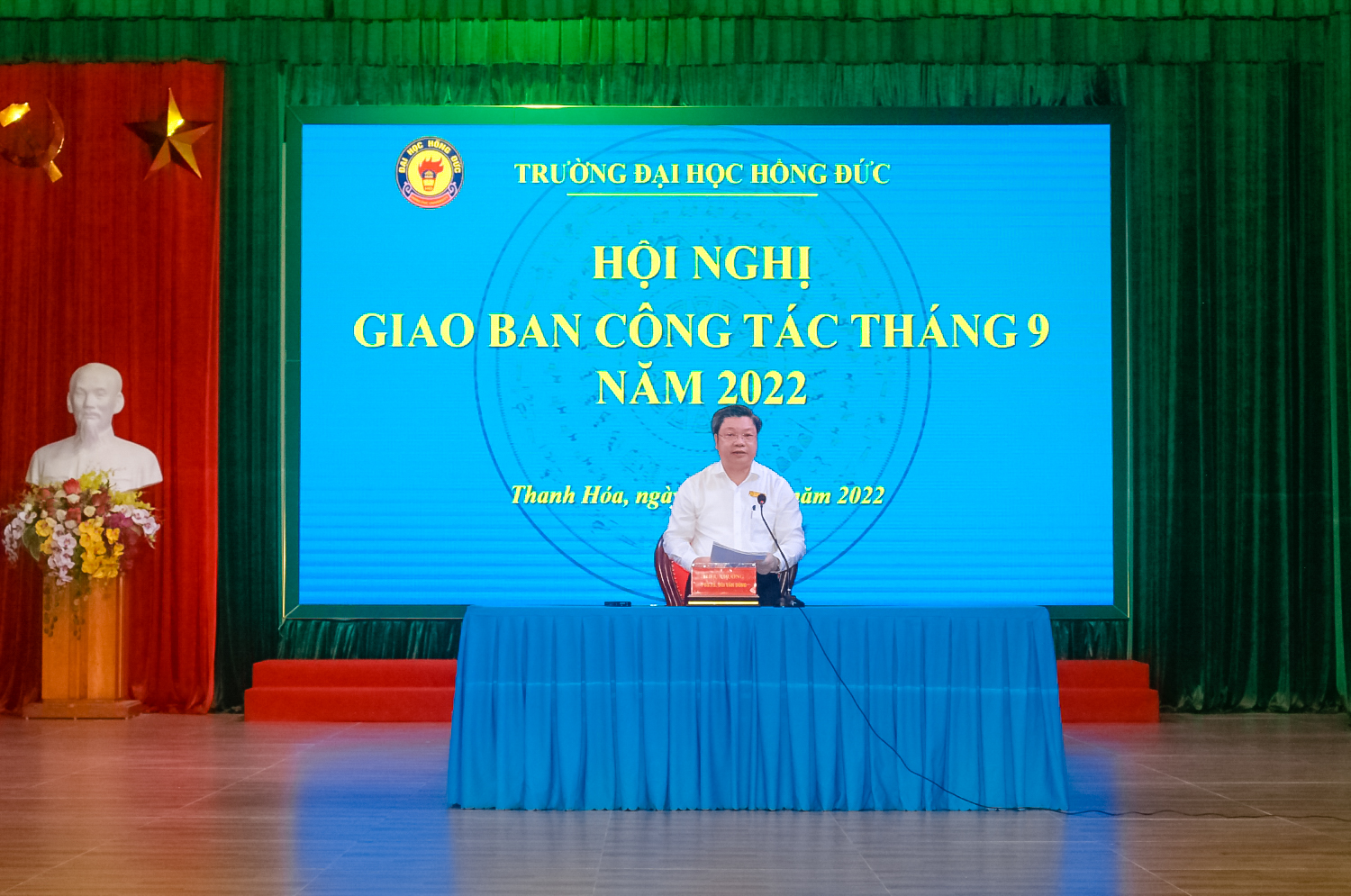 Hội nghị giao ban công tác tháng 9 năm 2022