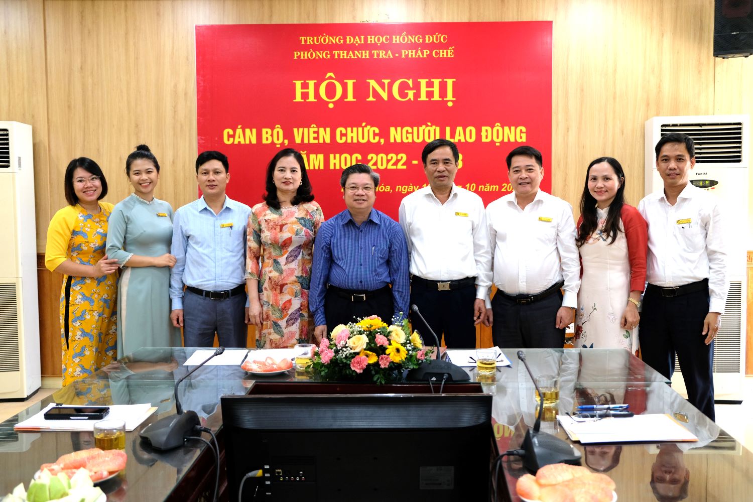 Phòng Thanh tra Pháp chế tổ chức Hội nghị CB,VC – LĐ năm học 2022 - 2023.