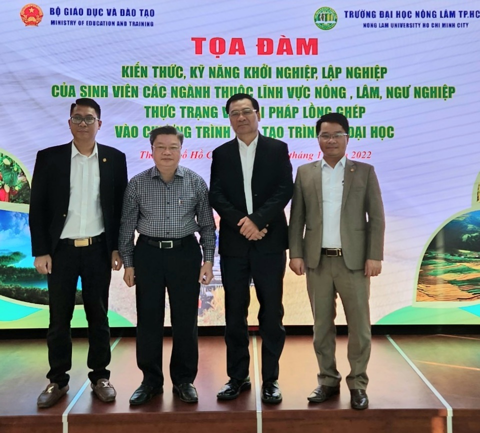 Trường Đại học Hồng Đức tham dự chương trình toạ đàm: "Kiến thức, kỹ năng khởi nghiệp, lập nghiệp của sinh viên các ngành thuộc lĩnh vực nông, lâm, ngư nghiệp"