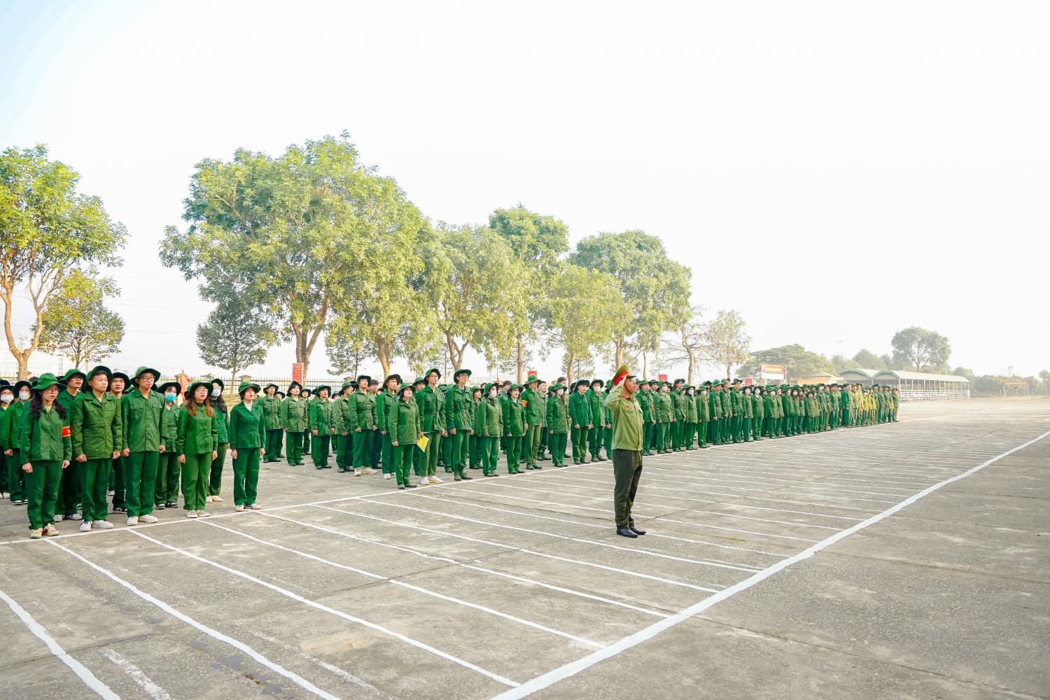 Lễ Khai giảng khóa 88 Giáo dục Quốc phòng An ninh cho sinh viên Trường Đại học Hồng Đức  đợt 1, năm học 2022 - 2023