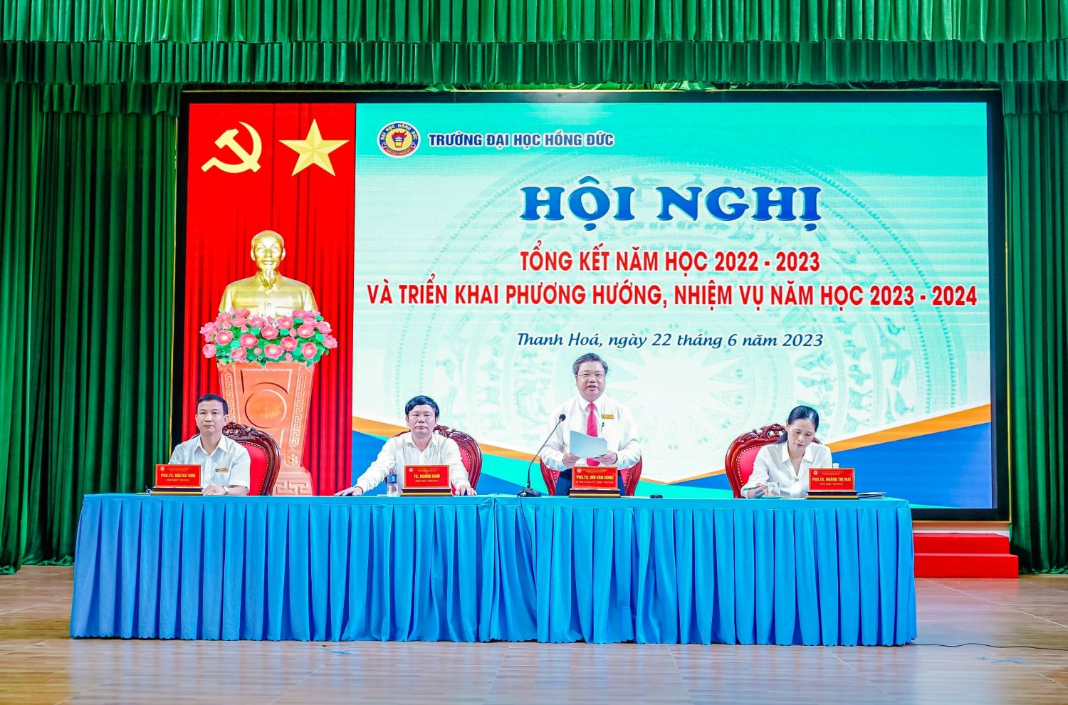 Hội nghị tổng kết năm học 2022 - 2023, triển khai phương hướng, nhiệm vụ  năm học 2023 – 2024