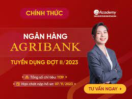 Agribank Thanh Hóa tuyển dụng nhân sự đợt 2 năm 2023
