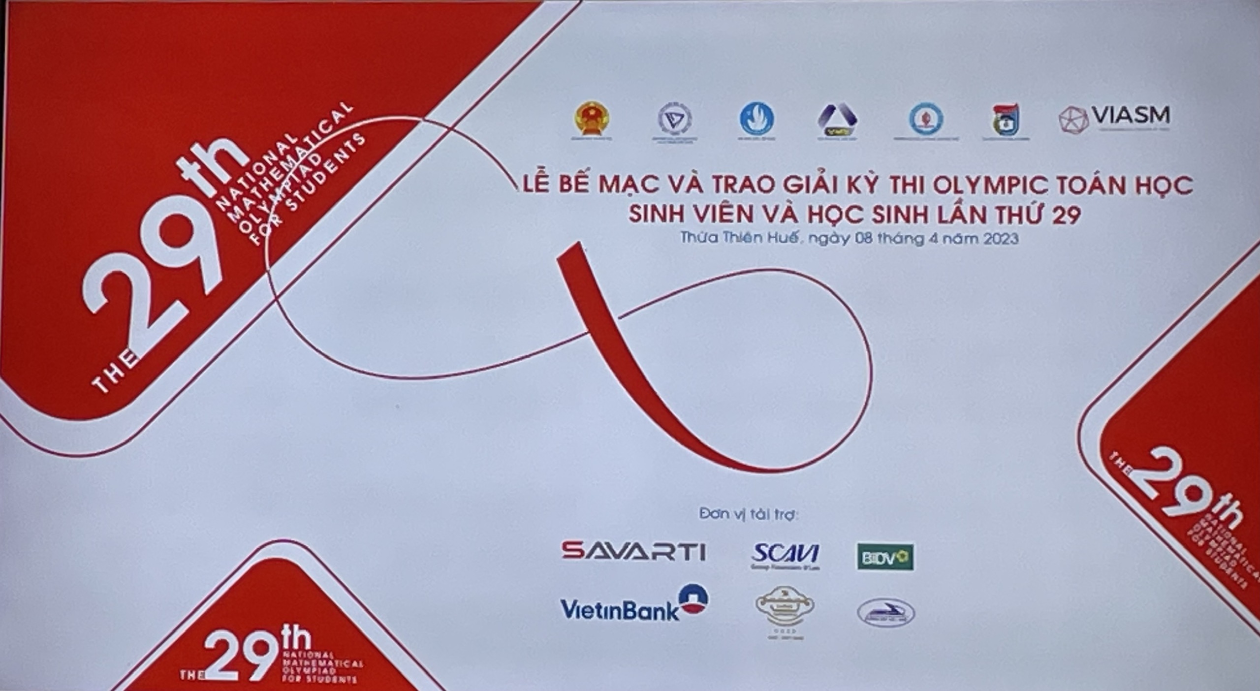 Sinh viên Trường Đại học Hồng Đức giành HCV tại kỳ thi Olympic Toán học sinh viên và học sinh toàn quốc lần thứ 29