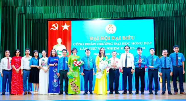 Công đoàn Khoa Khoa học Tự nhiên tham dự Đại hội Đại biểu Công đoàn Trường Đại học Hồng Đức