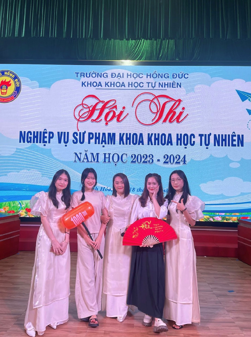 HỘI THI NGHIỆP VỤ SƯ PHẠM CỦA SINH VIÊN KHOA KHOA HỌC TỰ NHIÊN