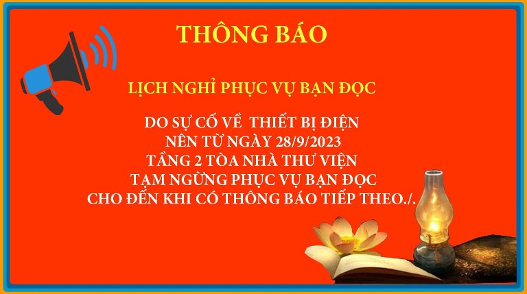 THÔNG BÁO 