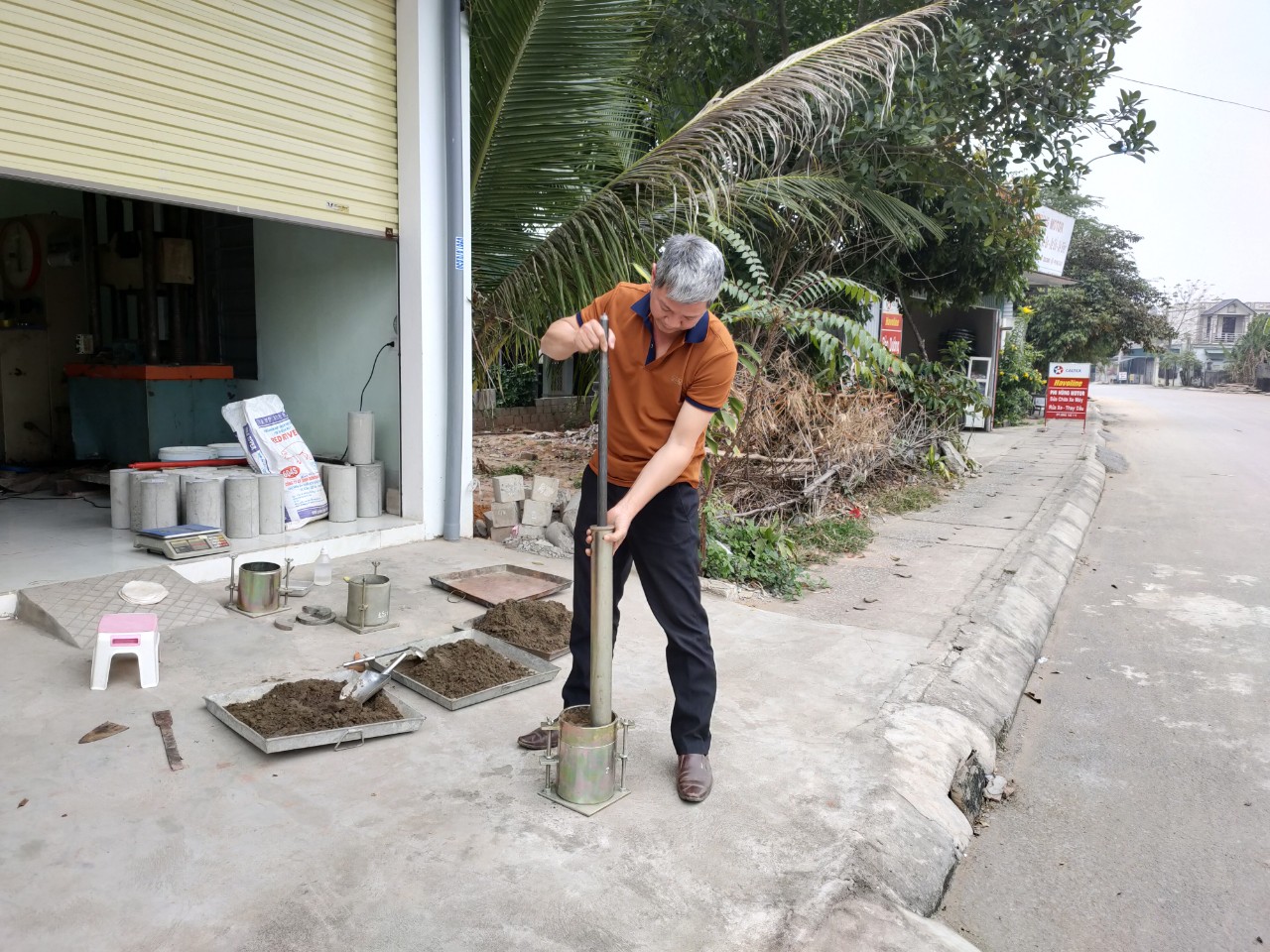 Thí nghiệm cơ lý hóa vật liệu cát đắp nền, Dự án Phát triển tổng hợp các đô thị động lực - tiểu dự án đô thị Tĩnh Gia, tỉnh Thanh Hóa