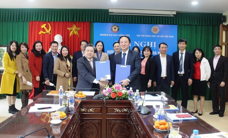 Tạp chí Khoa học xã hội Việt Nam và Trường Đại học Hồng Đức ký kết thỏa thuận hợp tác