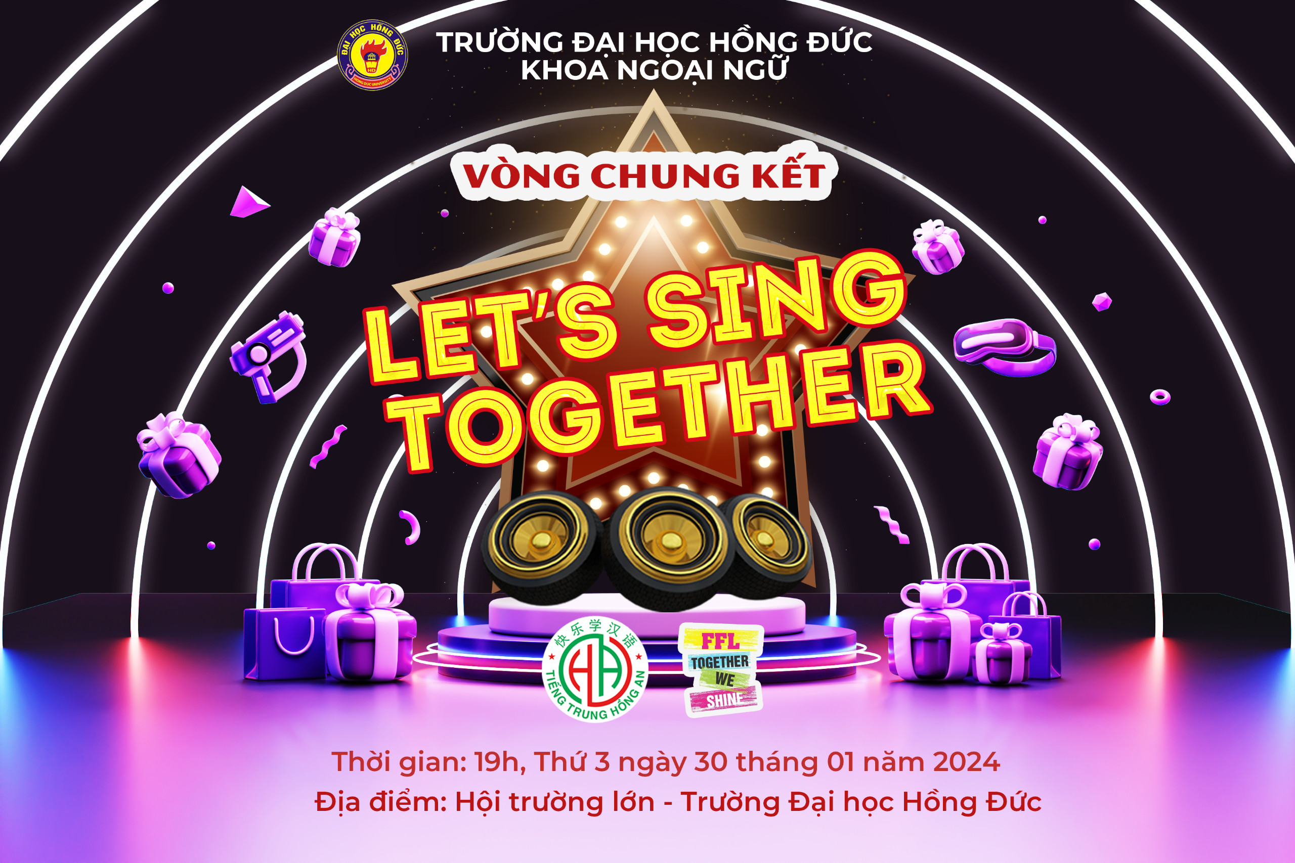 Chung kết cuộc thi "Let's sing together" năm học 2023 – 2024