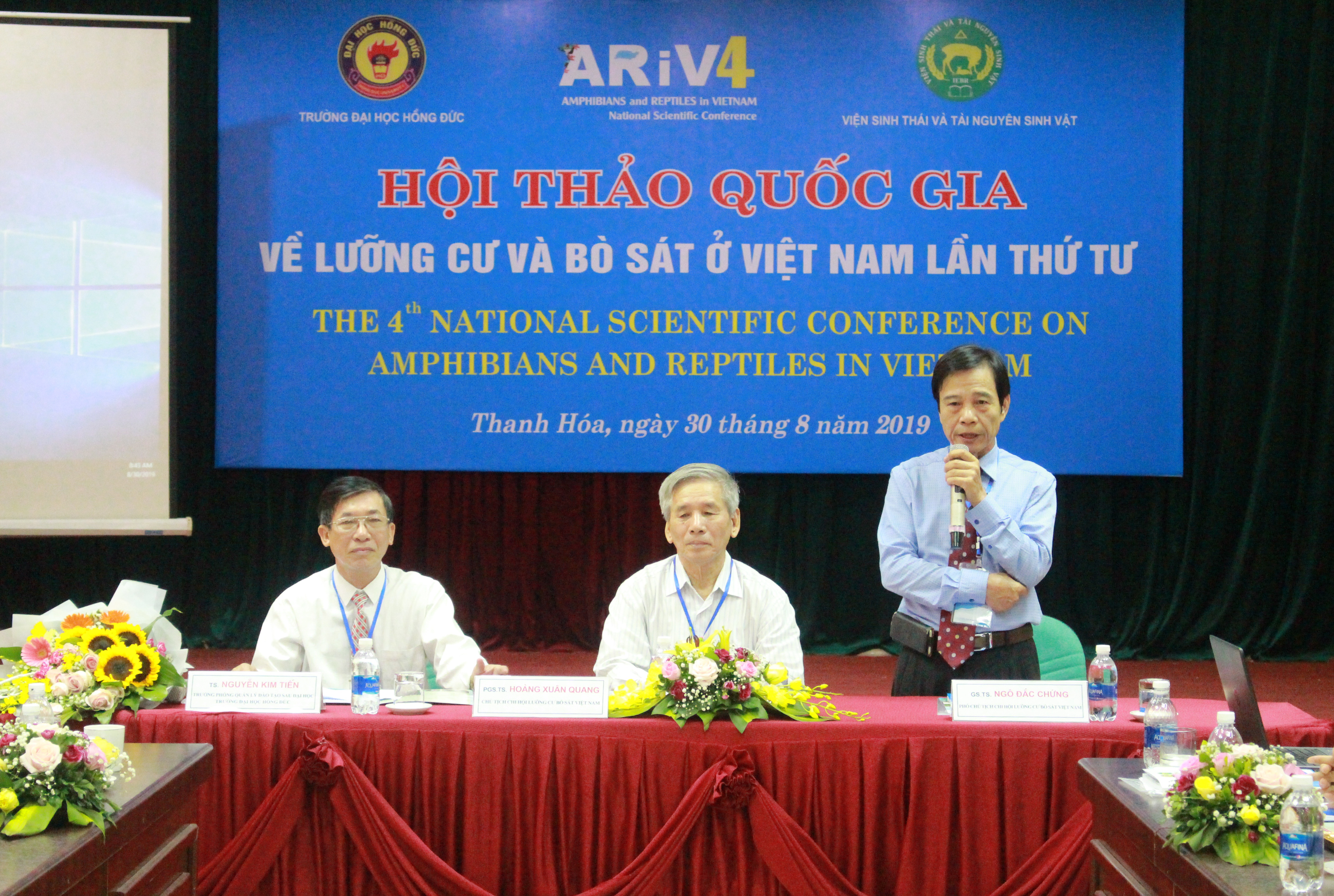 Hội thảo khoa học quốc gia về Lưỡng cư và Bò sát ở Việt Nam lần thứ 4