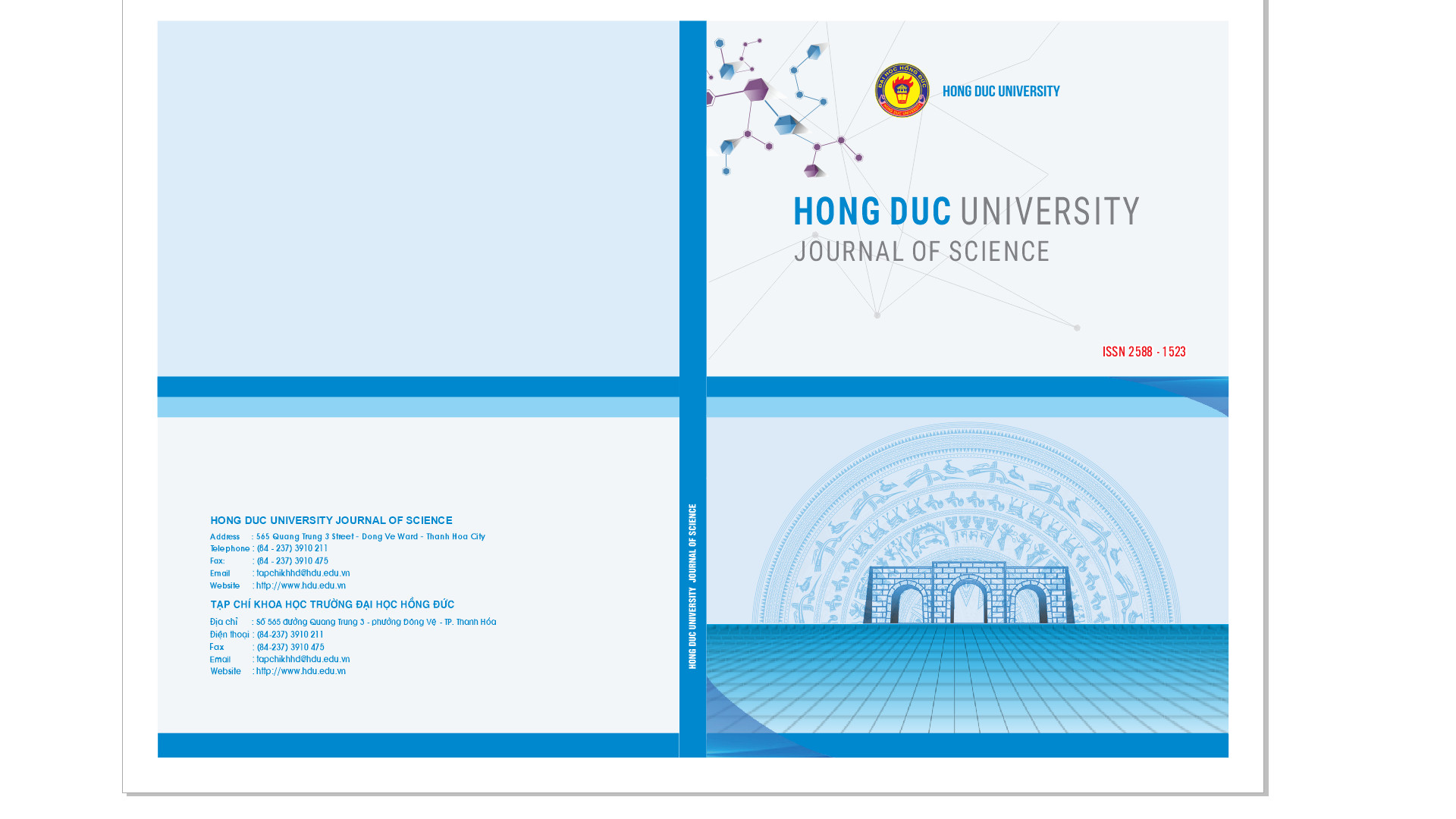Hong Duc University Journal of Science - E4.vol 9 (2017)