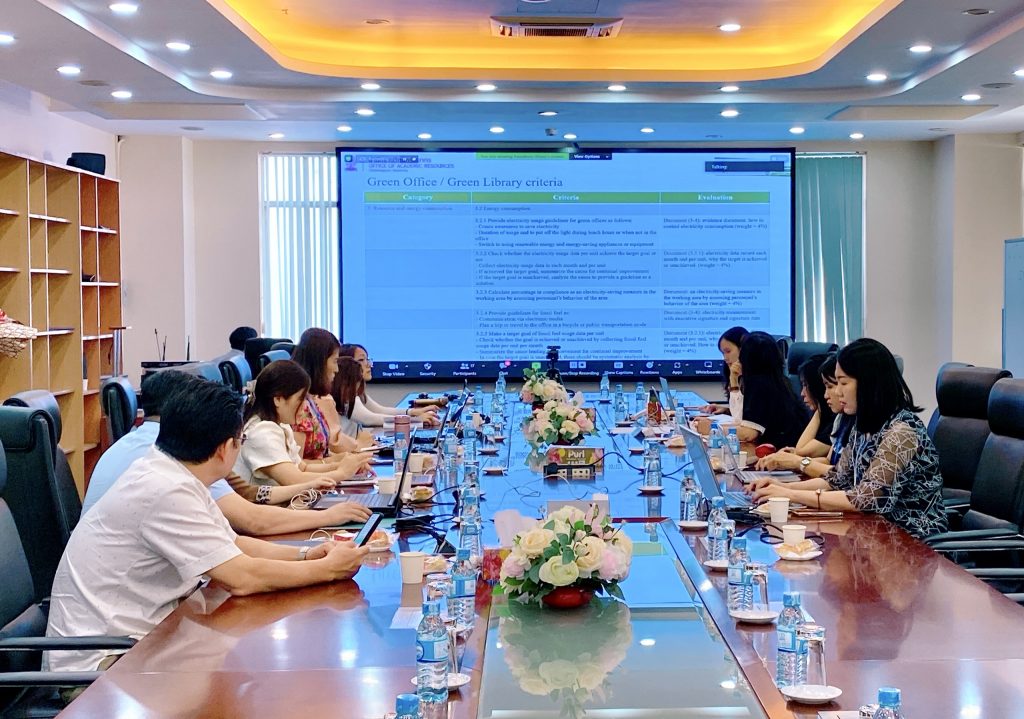 Workshop Phát triển thư viện xanh cho Trường ĐH Nguyễn Tất Thành