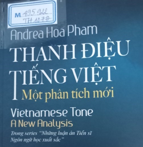  Thanh Điệu Tiếng Việt - Một Phân Tích Mới